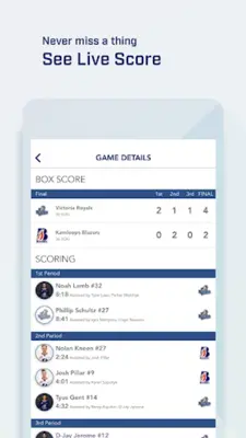 Victoria Royals android App screenshot 1