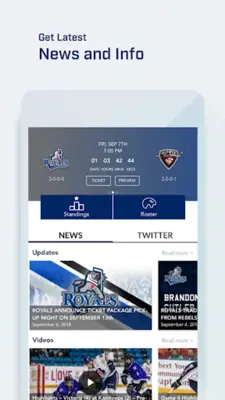 Victoria Royals android App screenshot 2